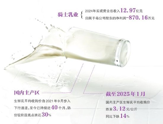 骑士乳业2024年净利润转亏