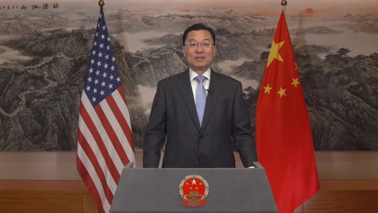 中国驻美大使谢锋：保护主义保不了自身优势，脱钩断链断的是互通有无