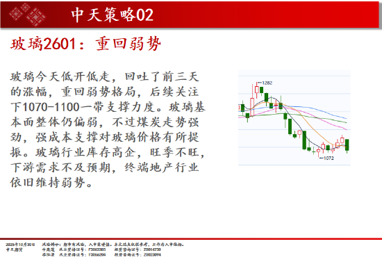 中天期货:原油小幅回弹 螺纹高开低走