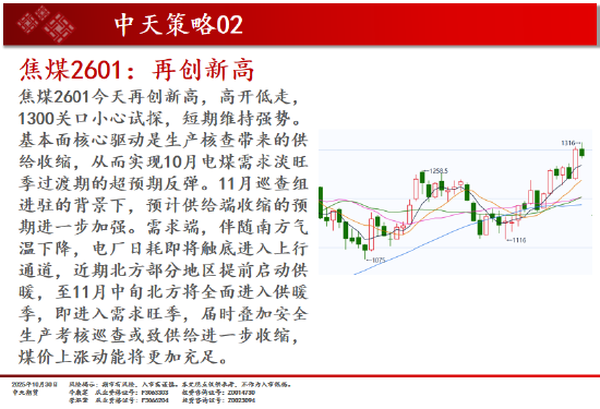 中天期货:原油小幅回弹 螺纹高开低走
